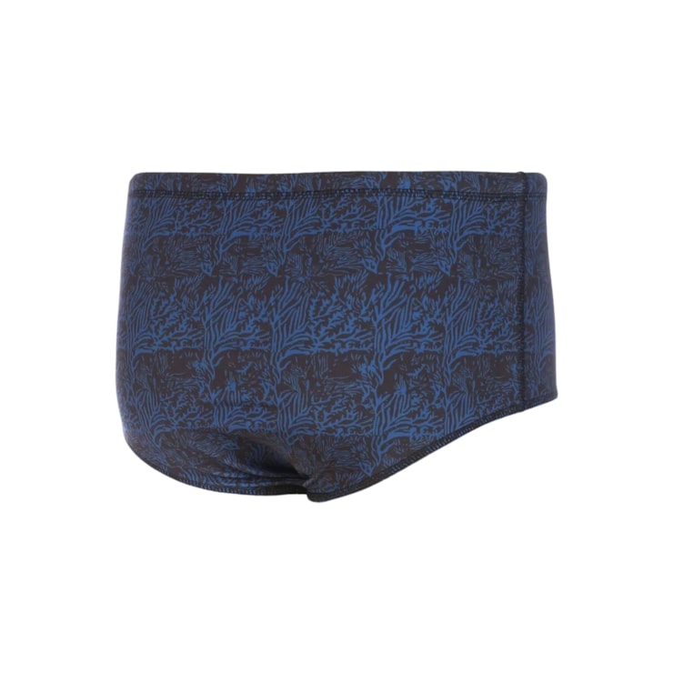 Sunga Speedo Tradicional Deep Map Masculina - Preta /Azul