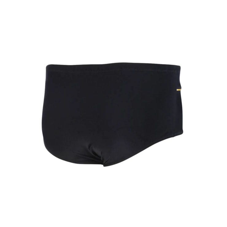 Sunga Speedo Tradicional Line Masculina - Preta/Amarela