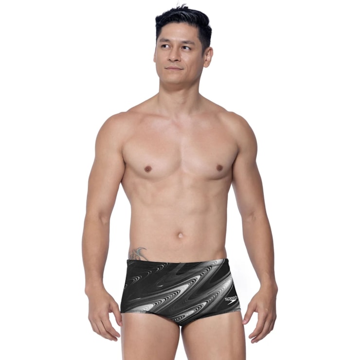 Sunga Speedo Tradicional Vibrant Masculina - Preta Chumbo