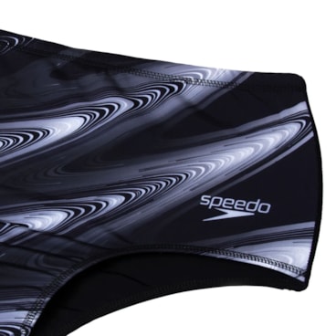 Sunga Speedo Tradicional Vibrant Masculina - Preta Chumbo