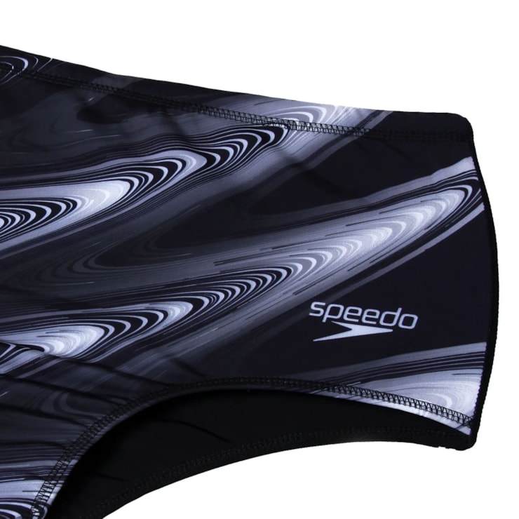 Sunga Speedo Tradicional Vibrant Masculina - Preta Chumbo