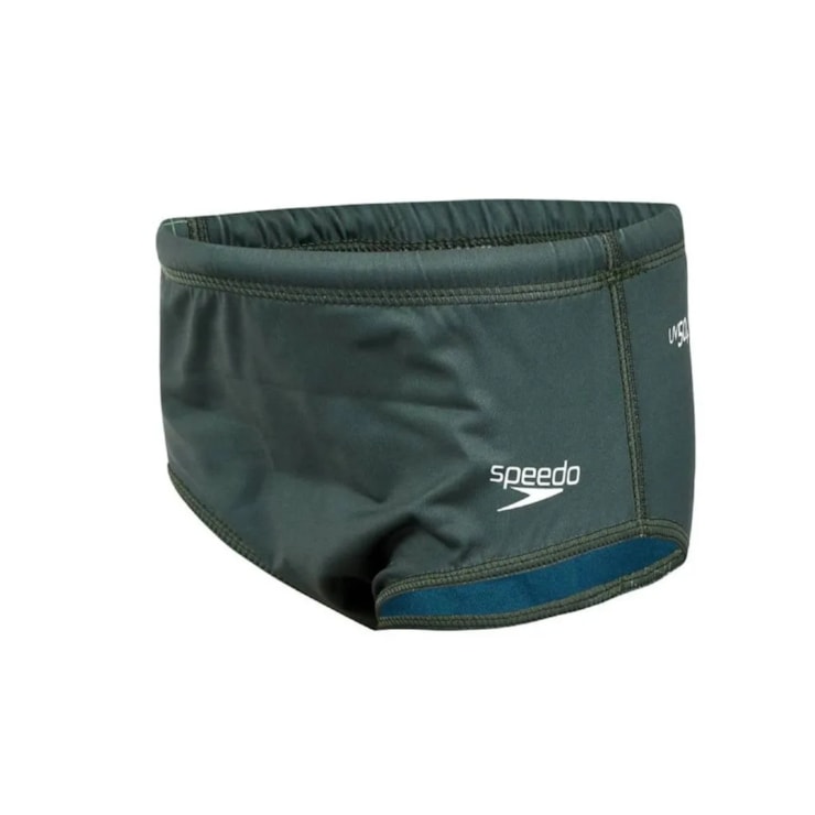Sunga Speedo Tradidicional Listras Infantil - Verde