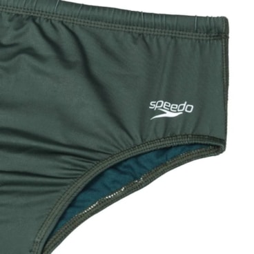 Sunga Speedo Tradidicional Listras Infantil - Verde