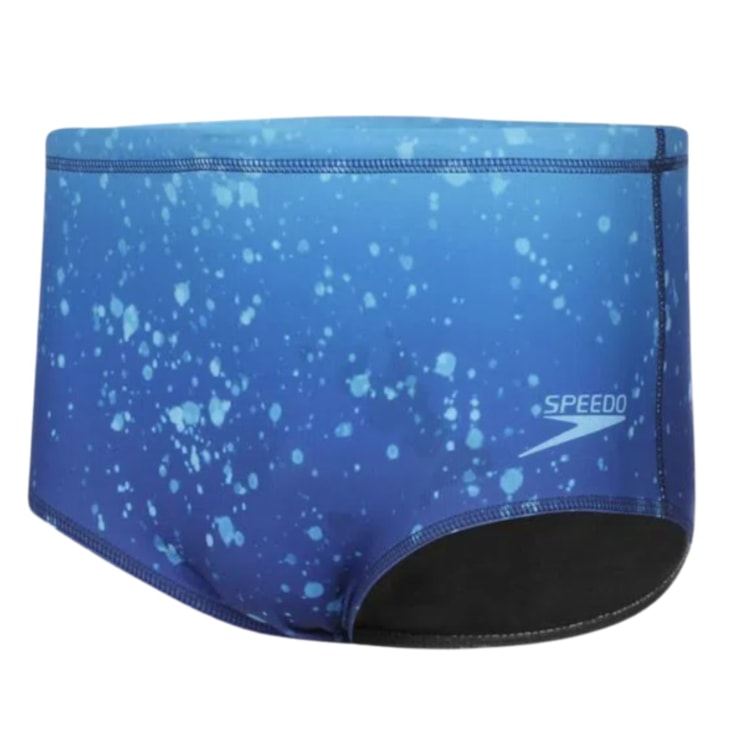 Sunga Tradicional Speedo Bubble Blue Masculina - Azul