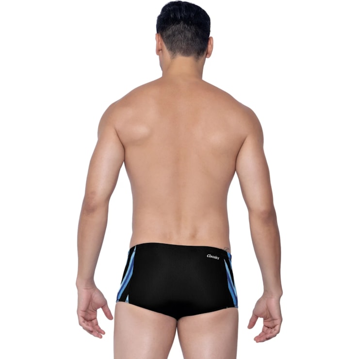 Sunga Tradicional Speedo Chevron Masculina - Preta