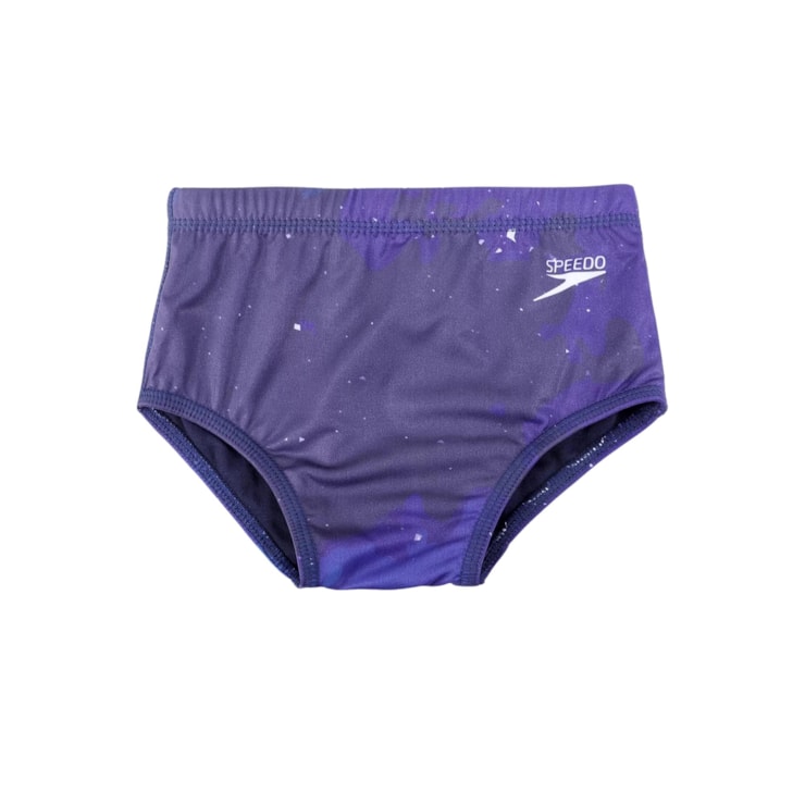 Sunga Tradicional Speedo Galaxy Infantil - Azul Escuro
