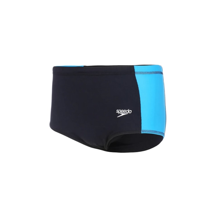 Sunga Tradicional Speedo Recorte Lateral Masculina - Preta