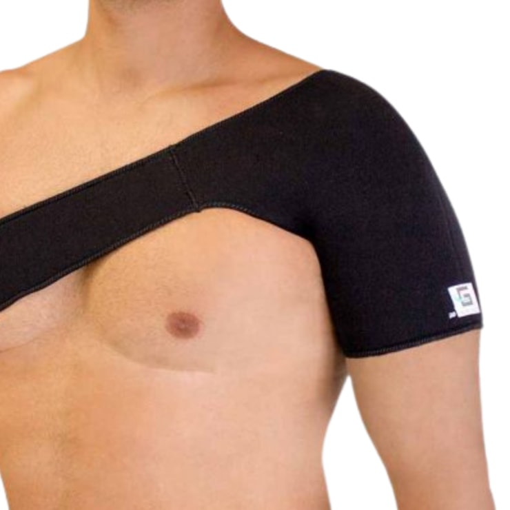 Suporte Chantal Ombro Velcro Unissex - Preto