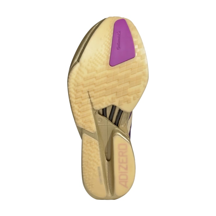 Tênis Adidas Adizero Adios Pro 4 Feminino - Bege/Roxo