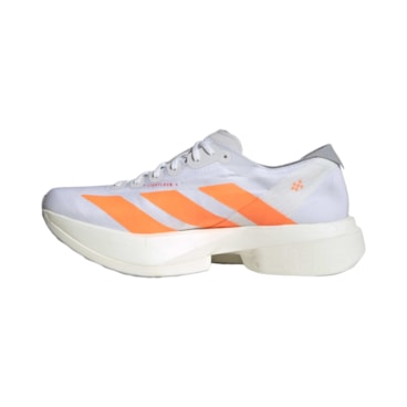 Tênis Adidas Adizero Adios Pro 4 Masculino - Branco/Laranja