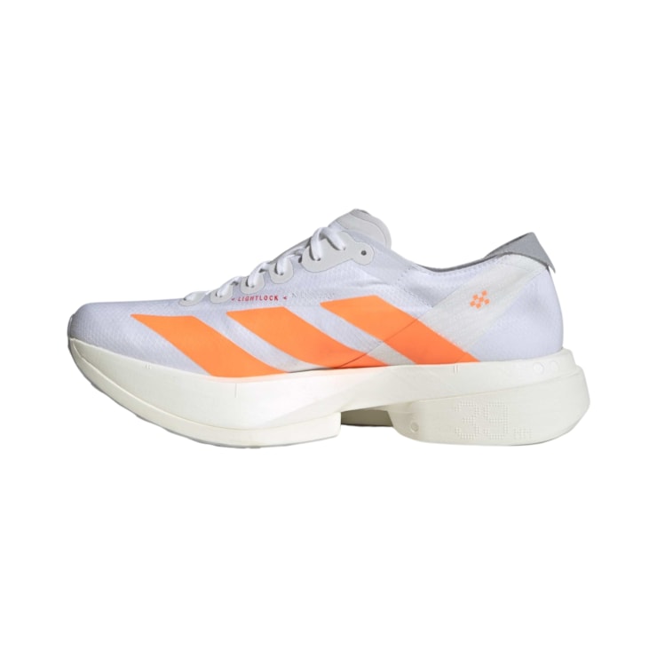 Tênis Adidas Adizero Adios Pro 4 Masculino - Branco/Laranja