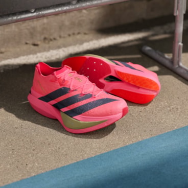 Tênis Adidas Adizero Prime X3 Strung Unissex - Rosa