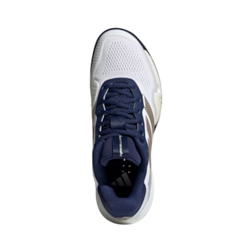Tênis Adidas Barricade 14 Saibro Masculino - Branco/Azul