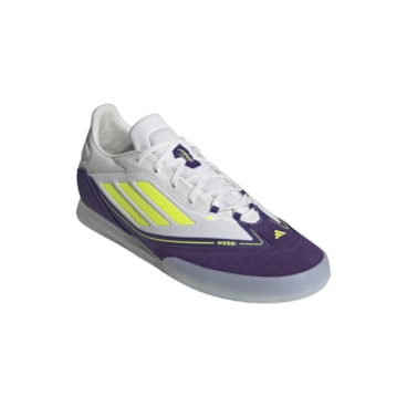 Tênis Adidas F50 Messi Freestyle Masculino - Branco/Roxo
