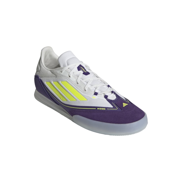 Tênis Adidas F50 Messi Freestyle Masculino - Branco/Roxo