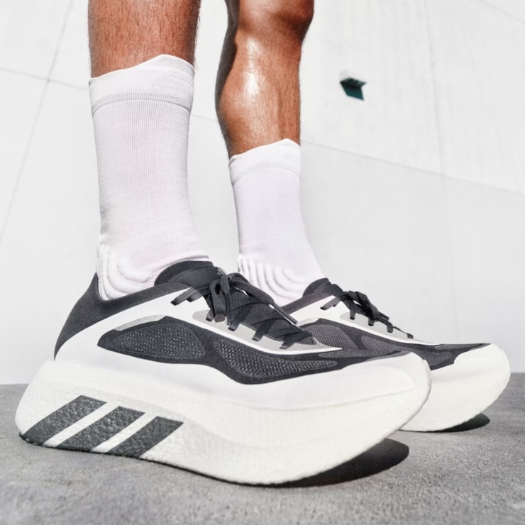 Tênis Adidas Hyperboost Run Masculino - Branco/Cinza