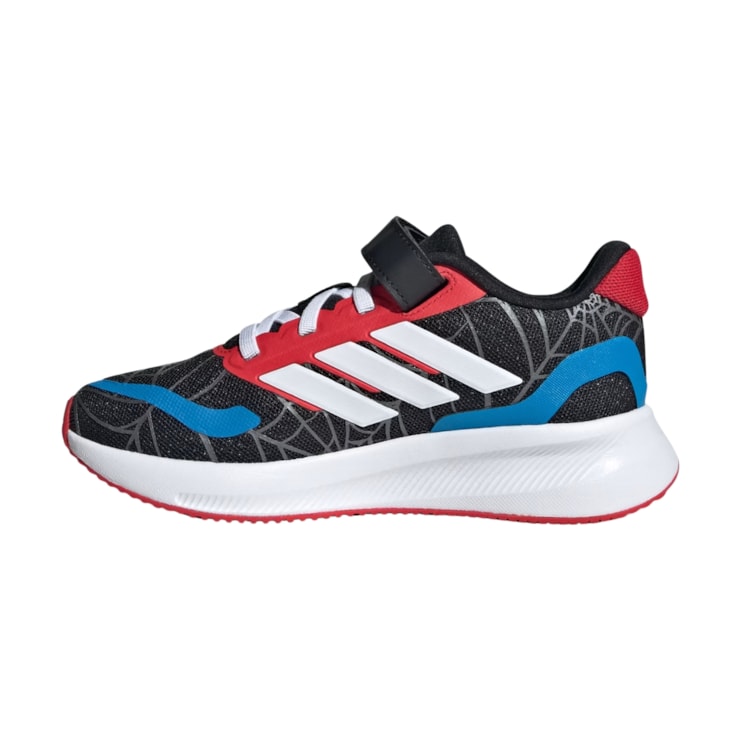 Tênis Adidas Marvel Runfalcon Spider-Man Infantil - Preto/Branco