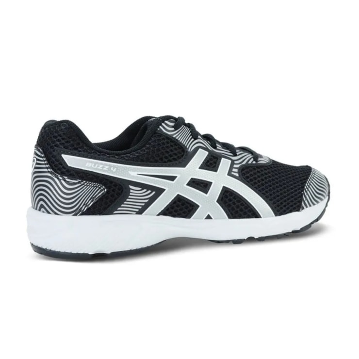 Tênis Asics Buzz 4 Infantil - Preto/Cinza