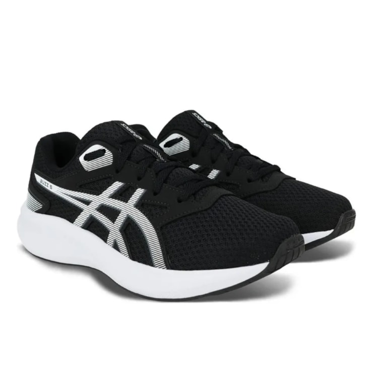 Tênis Asics Buzz 5 GS Infantil - Preto/Branco