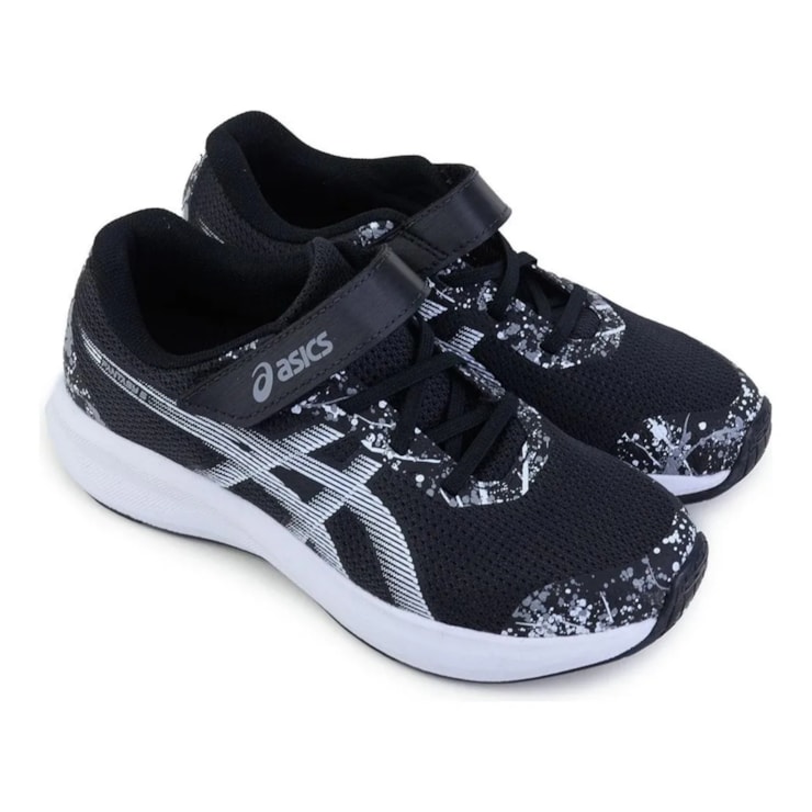 Tênis Asics Fantasy 5 PS Infantil - Preto/Branco