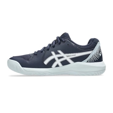 Tênis Asics Gel-Dedicate 8 Quadra Rápida Feminino - Marinho/Branco