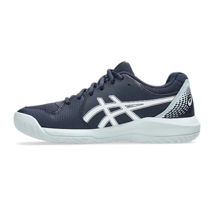 Tênis Asics Gel-Dedicate 8 Quadra Rápida Feminino - Marinho/Branco