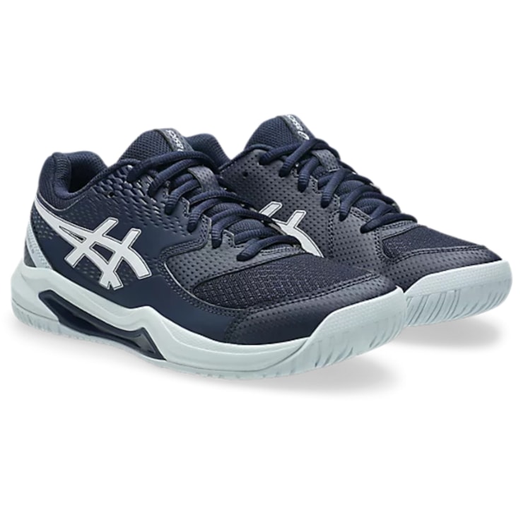 Tênis Asics Gel-Dedicate 8 Quadra Rápida Feminino - Marinho/Branco