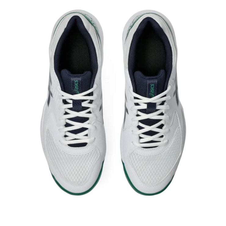 Tênis Asics Gel-Dedicate 8 Quadra Rápida Masculino - Branco/Azul