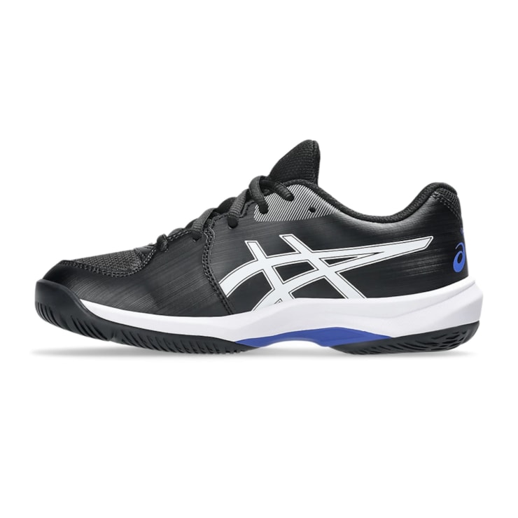 Tênis Asics Gel-Game Quadra Rápida Grade School Infantil - Preto/Branco