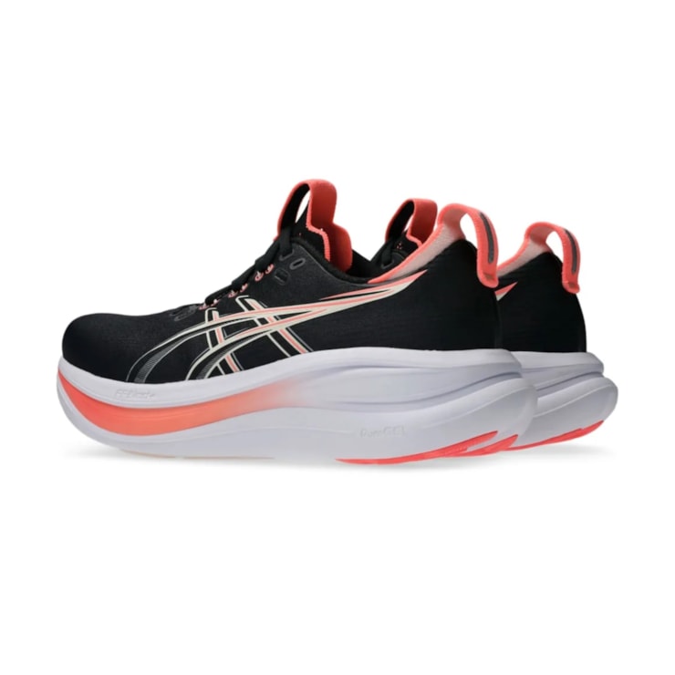 Tênis Asics Gel-Nimbus 28 Feminino - Preto/Rosa