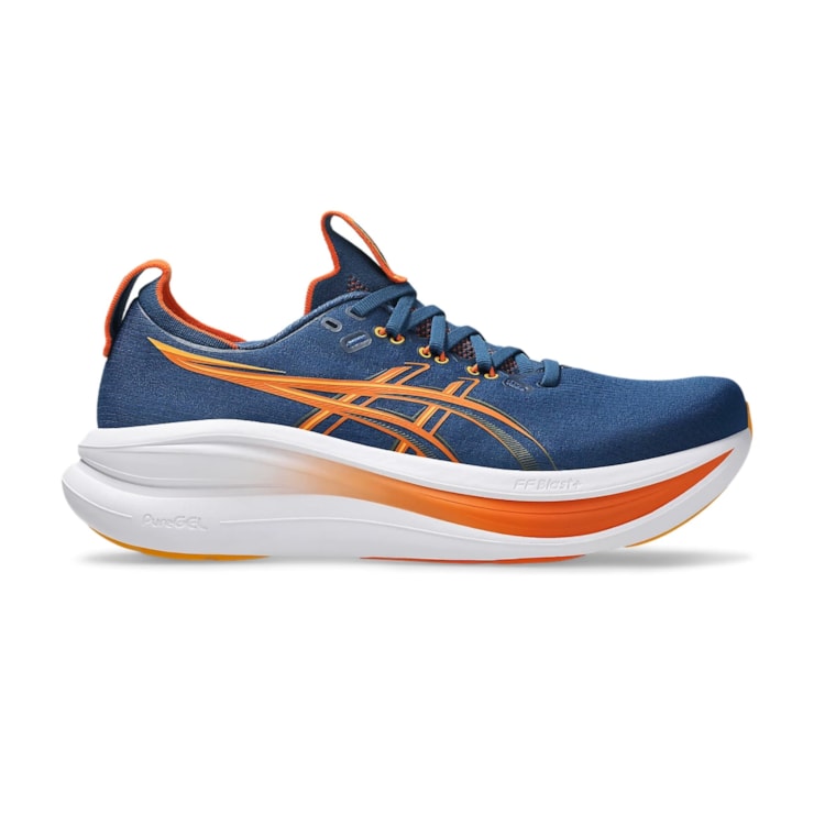 Tênis Asics Gel-Nimbus 28 Masculino - Azul/Laranja