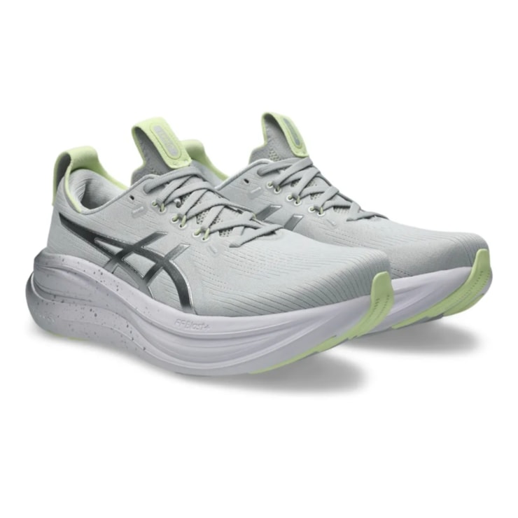Tênis Asics Gel-Nimbus 28 Platinum Masculino - Cinza/Prata