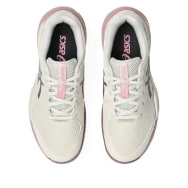 Tênis Asics Gel-Resolution X GS Saibro Infantil - Branco/Roxo