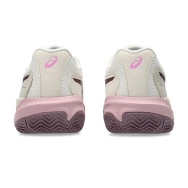 Tênis Asics Gel-Resolution X GS Saibro Infantil - Branco/Roxo