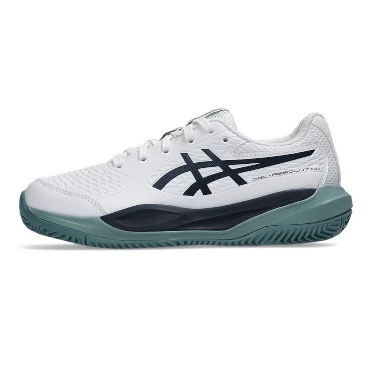 Tênis Asics Gel-Resolution X Gs Saibro Infantil - Branco/Verde
