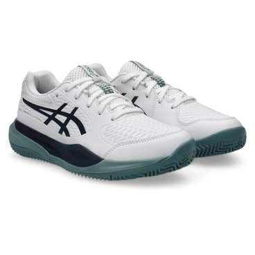 Tênis Asics Gel-Resolution X Gs Saibro Infantil - Branco/Verde