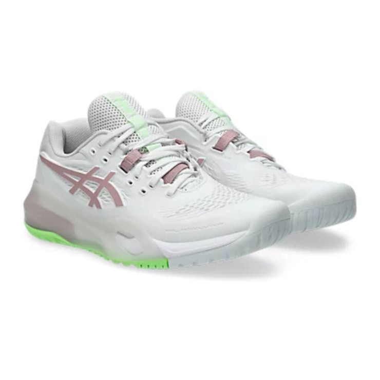Tênis Asics Gel-Resolution X Quadra-Rápida Feminino - Branco/Rosa