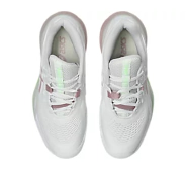 Tênis Asics Gel-Resolution X Quadra-Rápida Feminino - Branco/Rosa