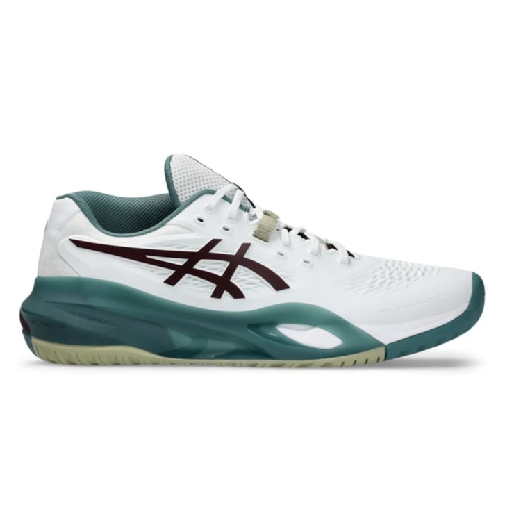 Tênis Asics Gel-Resolution X Quadra Rápida Masculino  - Branco/Verde