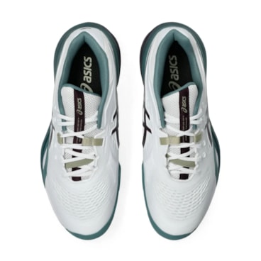 Tênis Asics Gel-Resolution X Quadra Rápida Masculino  - Branco/Verde