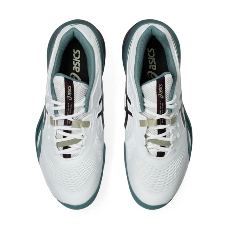 Tênis Asics Gel-Resolution X Quadra Rápida Masculino  - Branco/Verde