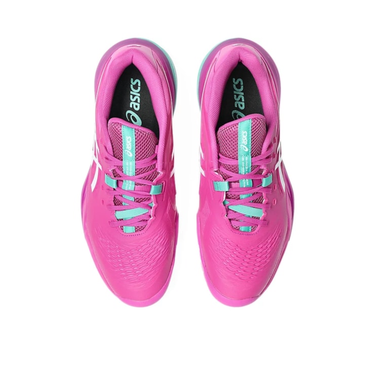 Tênis Asics Gel-Resolution X Quadra Rápida Masculino - Rosa/Branco