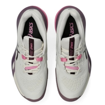 Tênis Asics Gel- Resolution X Saibro Feminino - Bege/Roxo