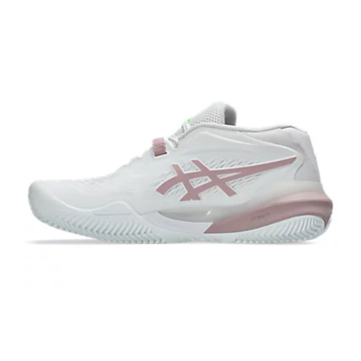 Tênis Asics Gel-Resolution X Saibro Feminino - Branco/Rosa
