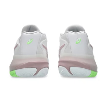 Tênis Asics Gel-Resolution X Saibro Feminino - Branco/Rosa