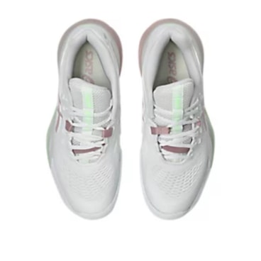 Tênis Asics Gel-Resolution X Saibro Feminino - Branco/Rosa