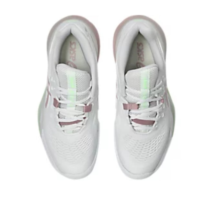 Tênis Asics Gel-Resolution X Saibro Feminino - Branco/Rosa
