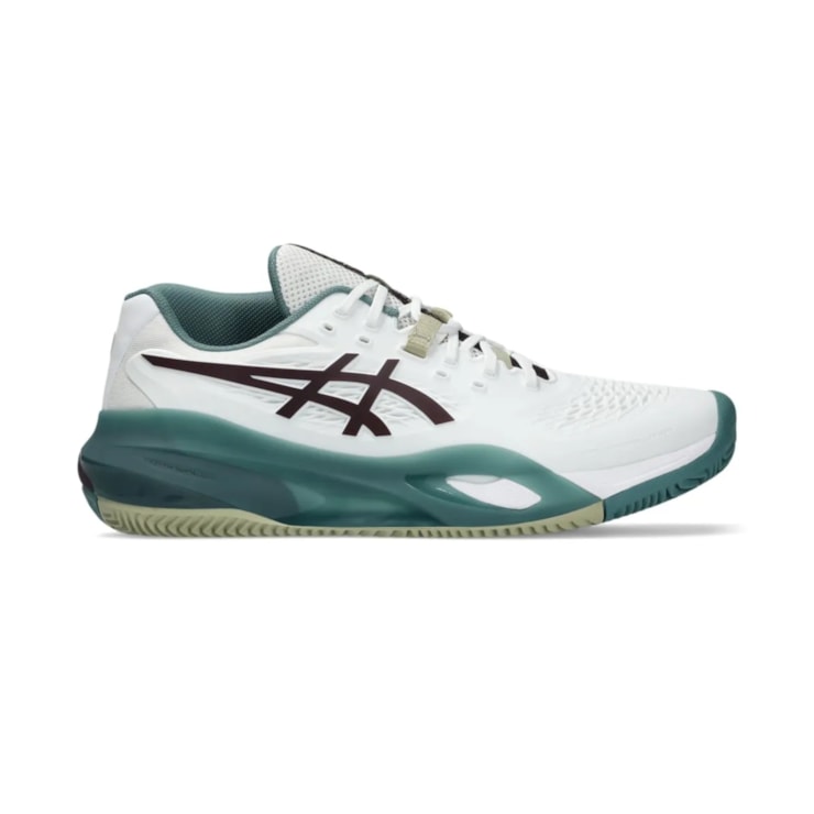Tênis Asics Gel-Resolution X Saibro Masculino - Branco/Verde