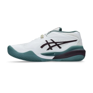 Tênis Asics Gel-Resolution X Saibro Masculino - Branco/Verde