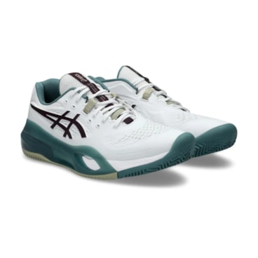 Tênis Asics Gel-Resolution X Saibro Masculino - Branco/Verde